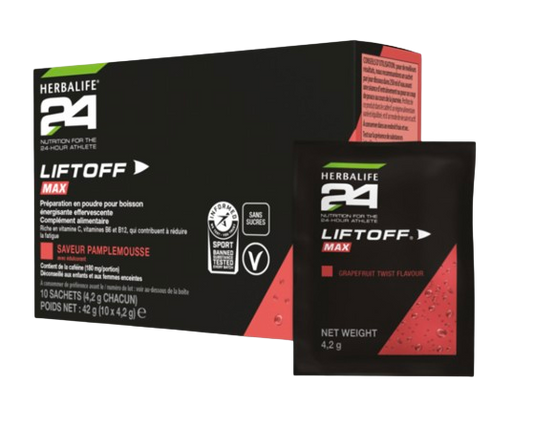 LiftOff Max Grapefruit flavor 10 sachets of 4.2 g
