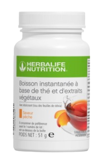 Instant tea drink with herbal extracts